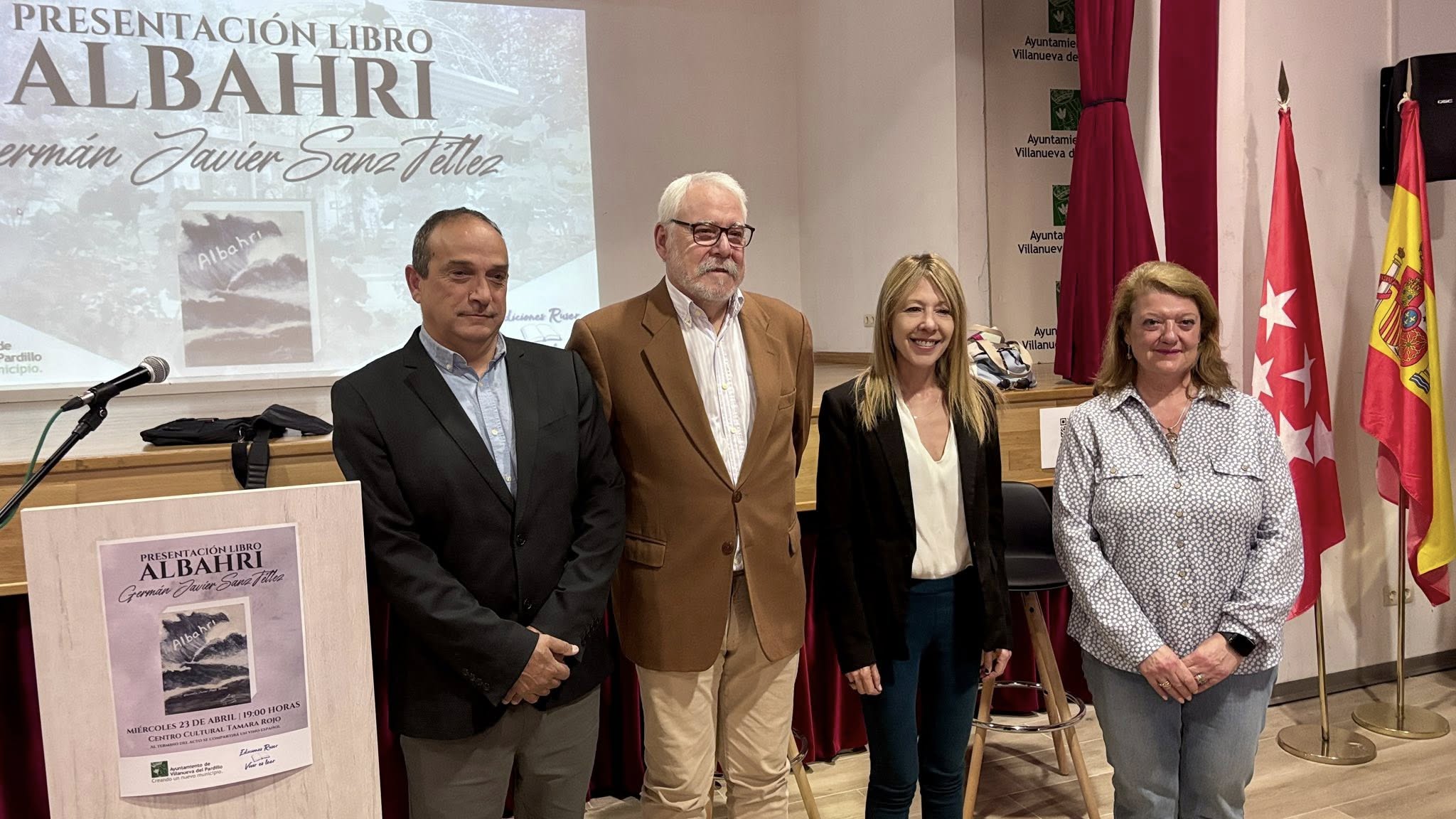 Acto de presentación del libro “Albahri” del artista local Germán Javier Sanz Téllez
